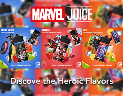 Marvel Juice Collection - Unleash the Hero Within