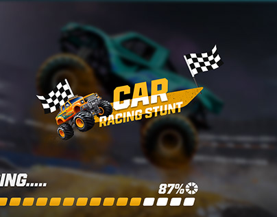 Car Racing Stunt Game Ui.