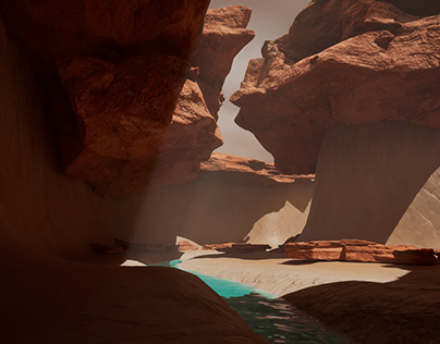 GRA311 "Windy Canyon" Level Design Project (WIP)