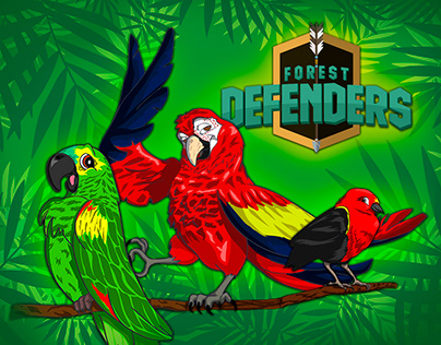 FOREST DEFENDERS - Illustratios Card Game