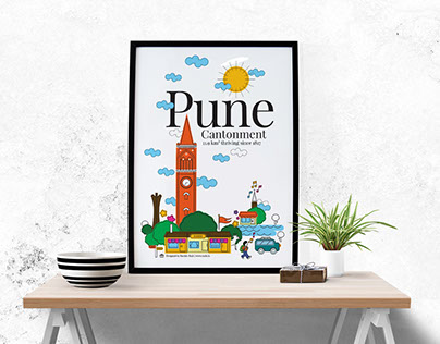 Pune Cantonment Illustration