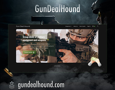 Online store of tactical equipment and weapons