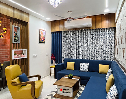 3Bhk Elegant Apartment Interior Design