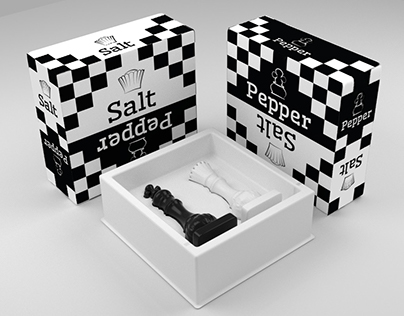 Salt & Pepper - Packaging - 3D Modeling