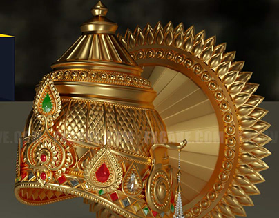 Ancient Indian Crown 3D Model