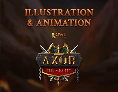 Axor the Mighty - game illustration and animation