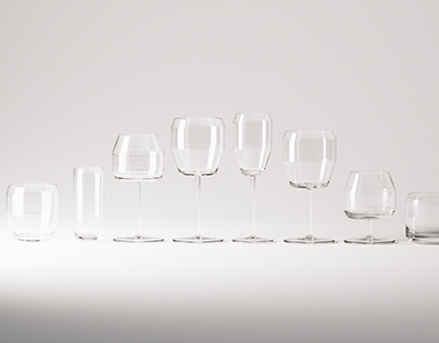 Pod Glassware Collection Design