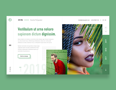 📸🖼 Portfolio — Website Concept