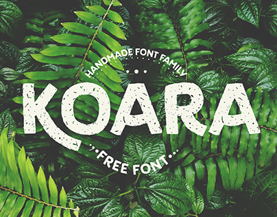 Koara / type family / free font