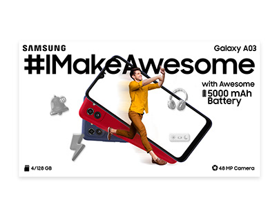 Samsung Galaxy A03 - #imakeawesome