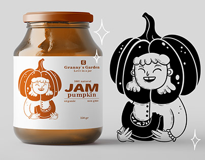 Packaging Design & Illustration for jam