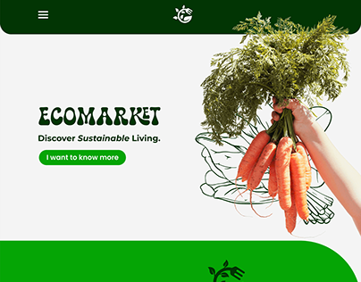 EcoMarket Landing Page