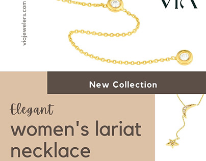 Best Women's Lariat Necklace at Via Jewelers