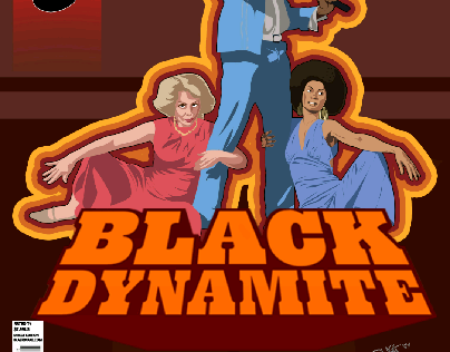 Cover version comics black dynamite