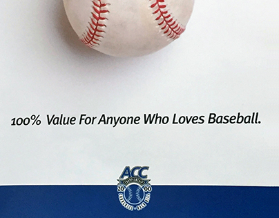 ACC Baseball Tournament Poster
