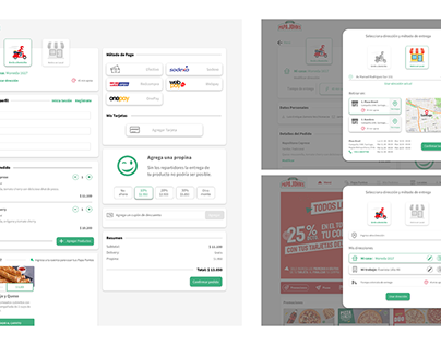 Project thumbnail - Papa Johns App / Web Design - Delivery- Pick Up