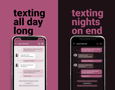 Messenger Interface. Day&Night