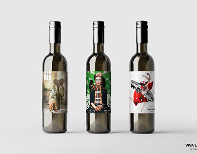 VIVA LA VIDA, wine design labels