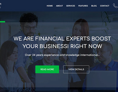 Budget - Responsive Finance HTML5 Template - The Codude