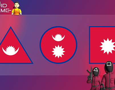 Squid Game Concept design || Nepali Flag