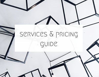 services & pricing guide