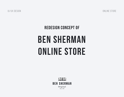 Ben Srerman | Online store redesign concept