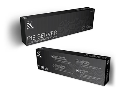 'S & K Pie Server' Packaging Design Concept