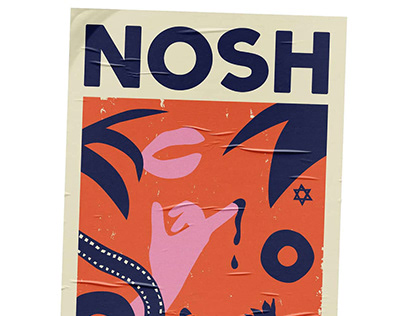Poster Design NOSH – Jewish Food Fest