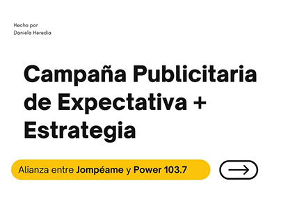 Campaña Publicitaria de Expectativa + Estrategia