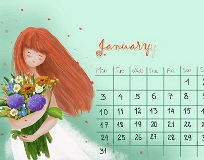 January- calendar
