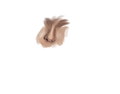 nose digital painting