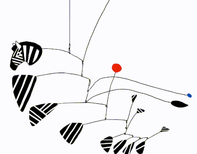 Alexander Calder and Zebra