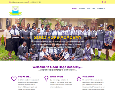 Good Hope Academy's Website