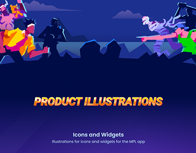 Product Illustrations- Icons and widgets