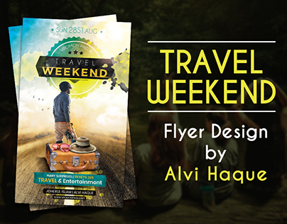 Travel Weekend | Travel Flyer Design