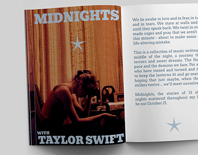 Design de Revista | Midnights com Taylor Swift ☆