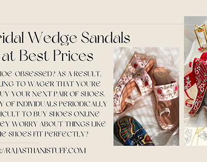 Buy Indian Bridal Wedges At Reasonable Price