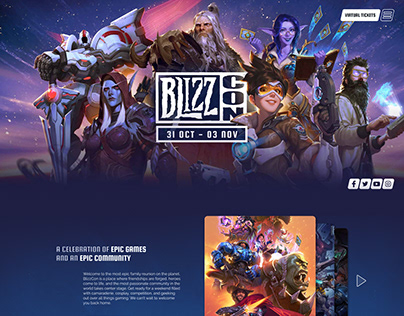 Blitz Con Website Redesign