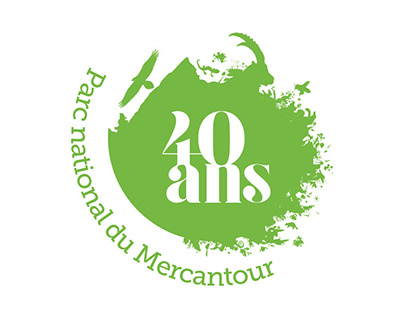 Visual identity of Mercantour's national Park birthday