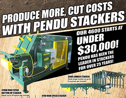 Trade publication ad for Pendu Manufacturing
