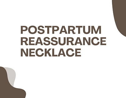 Postpartum Reassurance Necklace