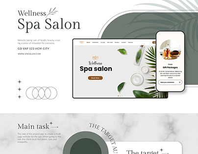 Beauty & Spa salon - Website