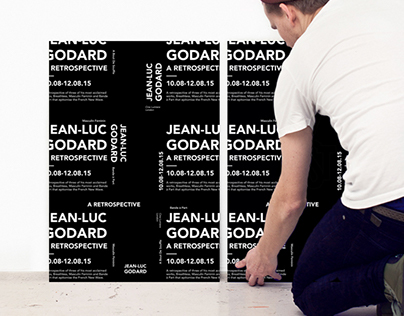 Jean-Luc Godard D&AD Monotype