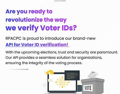 Are You Ready to Revolution the way We verify Voter IDs