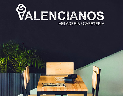 Logotipo Valencianos Heladería/Cafetería