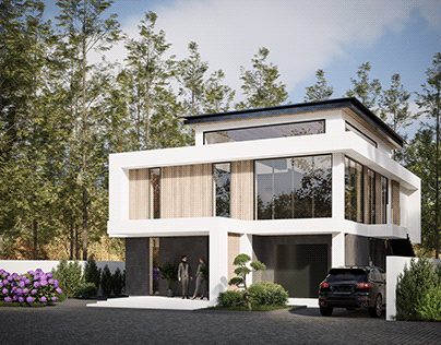 PROJECT OF A TWO-STORY PREMIUM CLASS HOUSE.