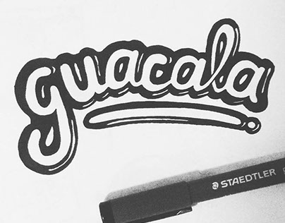 Lettering "Guacala"
