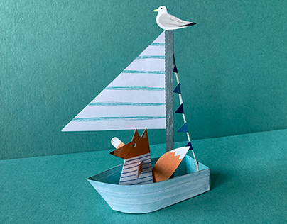 'The little ship' DIY paper model