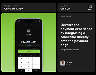 Calculate & Pay in Payment Apps