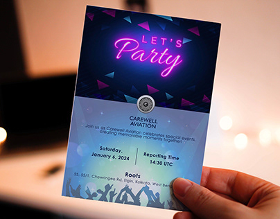 Office Party Card